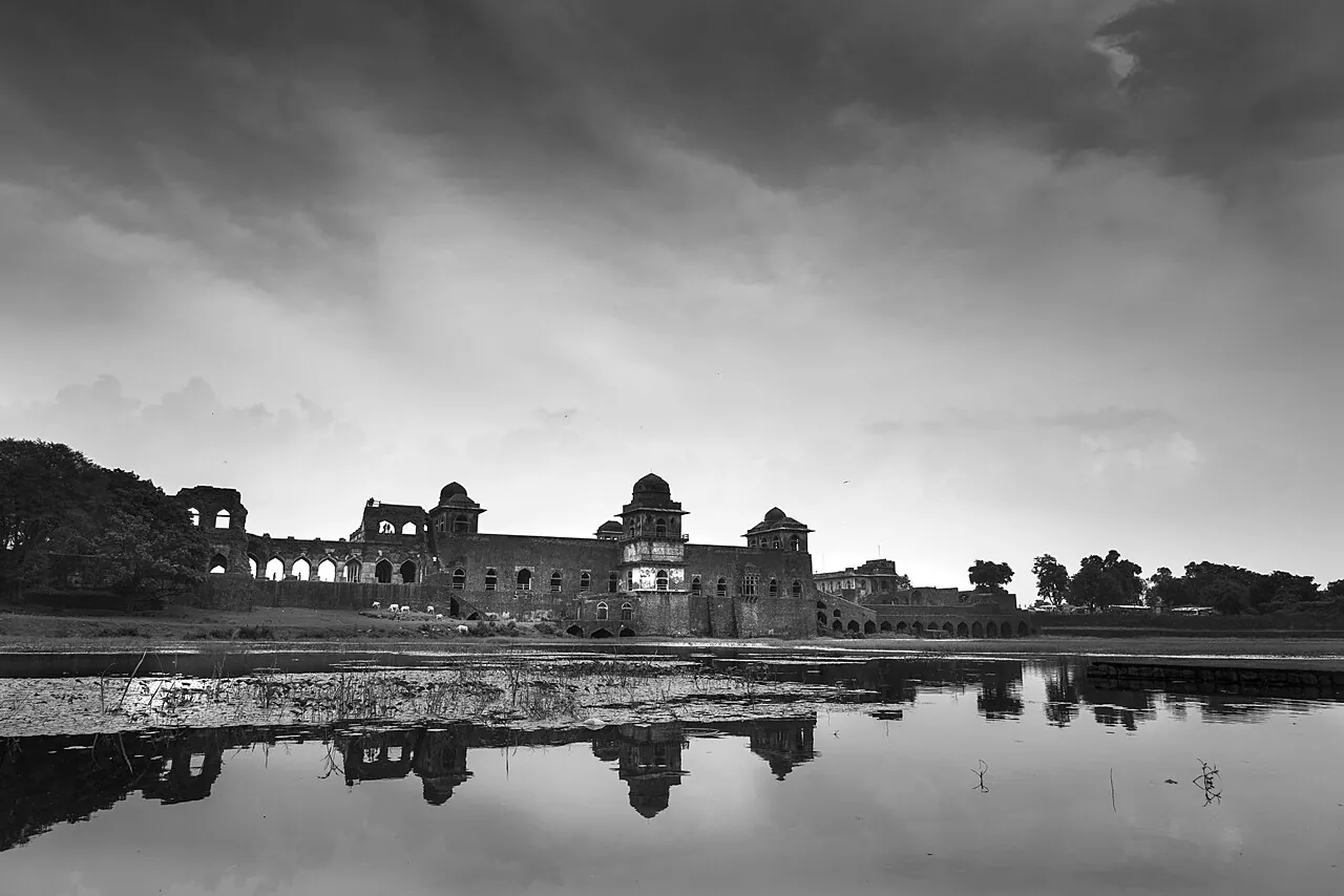 Jahaz Mahal palace in Mandu